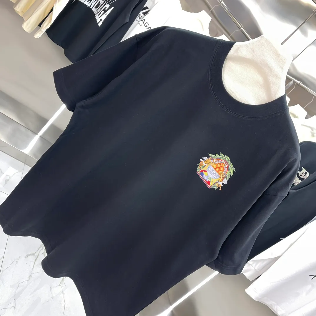 Casablanca Classic Series T ， ， 。 ， Classic ， In Stock ！ ：White Black Size：S M L XL XXL